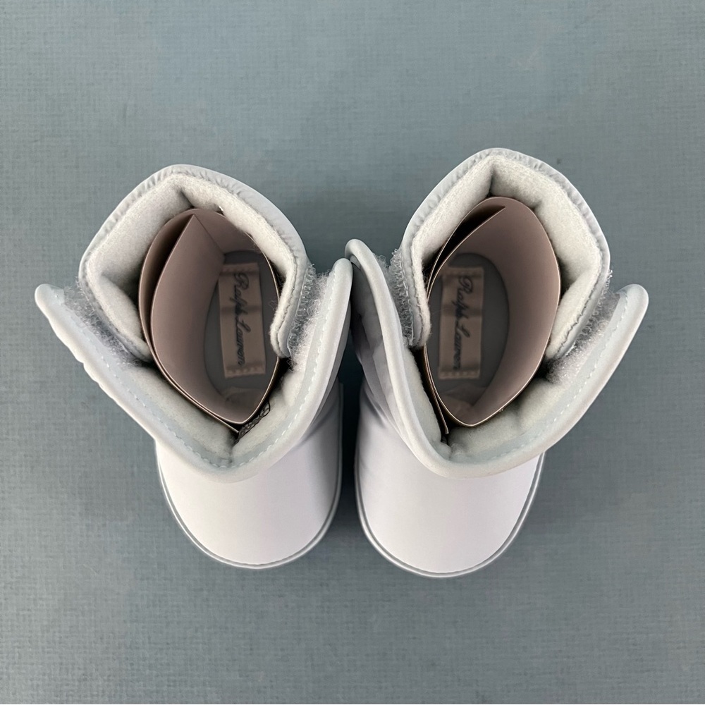 NWT Ralph Lauren Hamilten II EZ Light Blue Baby Pre-Walker Boots - Picture 8 of 10